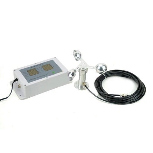 220V Smart Digital Anemometer - Wind Speed Meter with Cup Sensor for Weather
