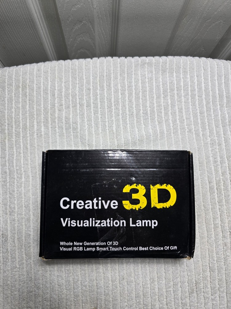 3D Creative Visualization Lamp LED Illusion Night Light Table Kids Gift (A)