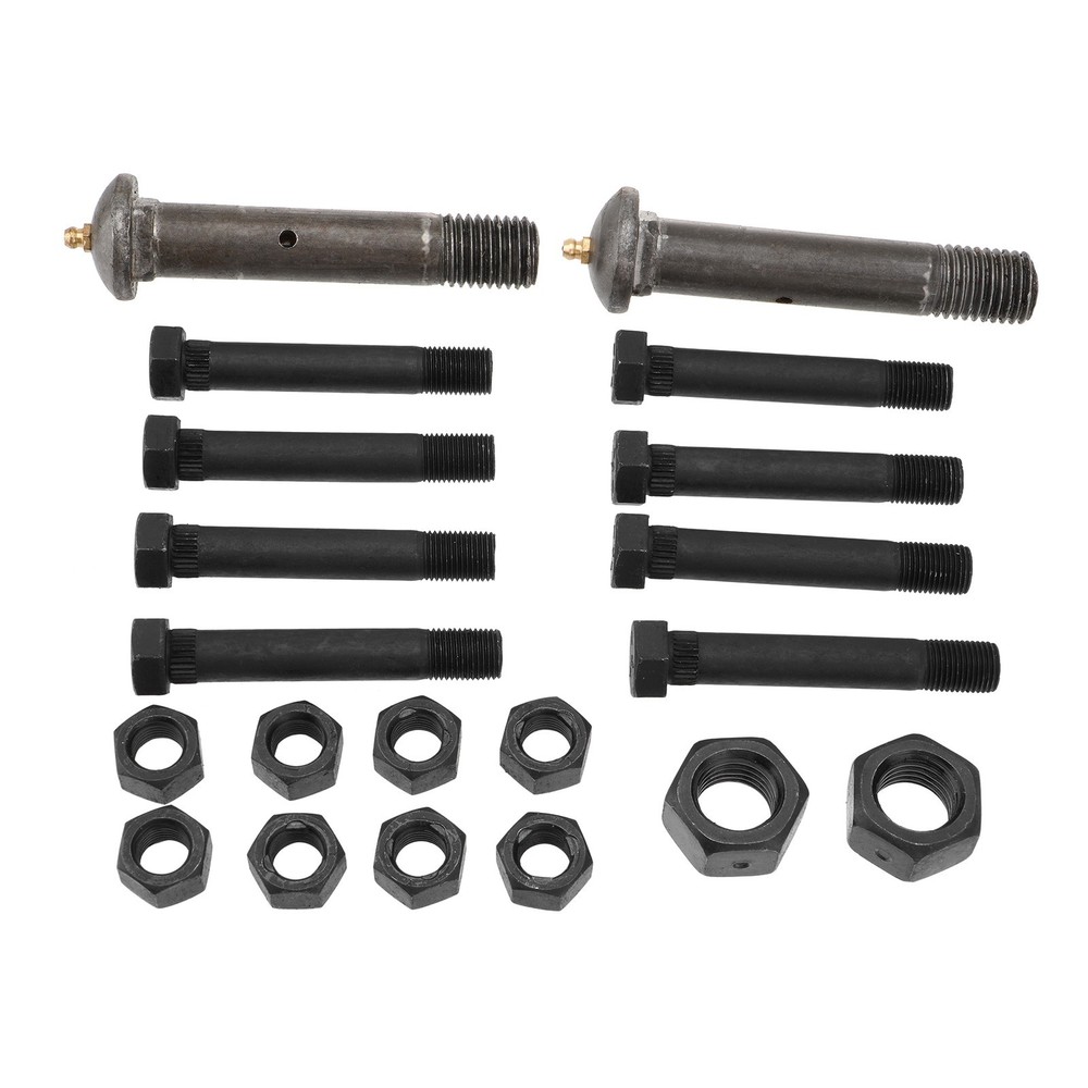 Pair Trailer Suspension Rebuilt Kit Slipper Spring 12" Equalizer Bushings Bolts