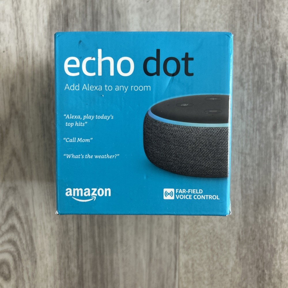 Amazon Echo Dot (3rd Generation) Smart Speaker - Charcoal