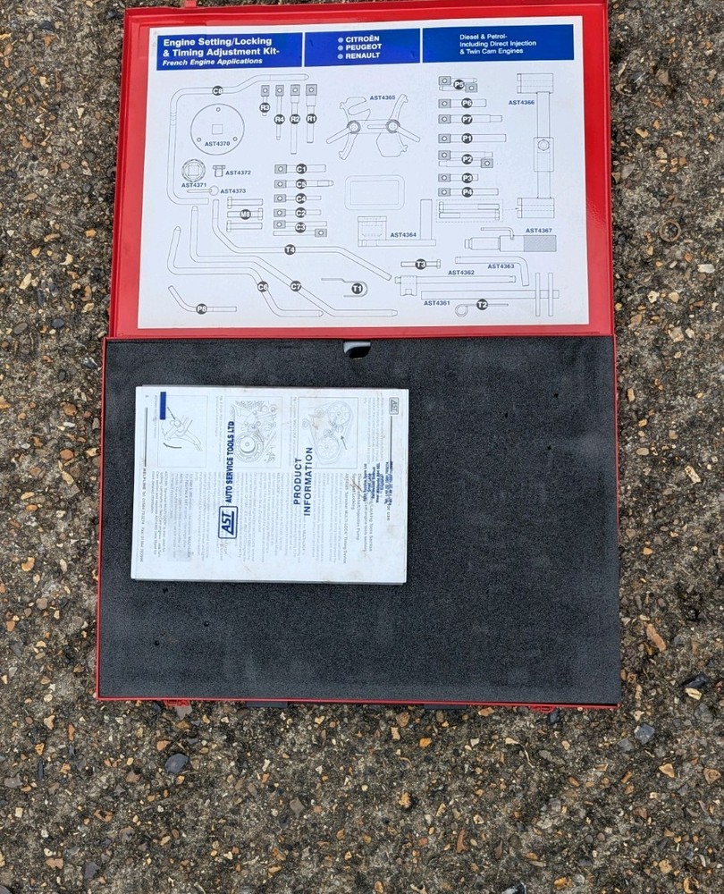 MAC Tools AST4360 Engine Setting /Locking & Locking Kit with Case Looks New