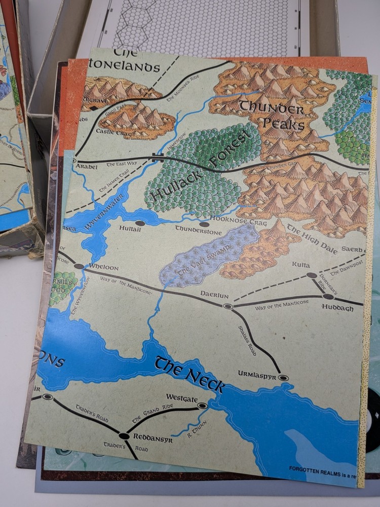 FORGOTTEN REALMS CAMPAIGN SETTING 1993 Dungeons & Dragons 2nd Ed