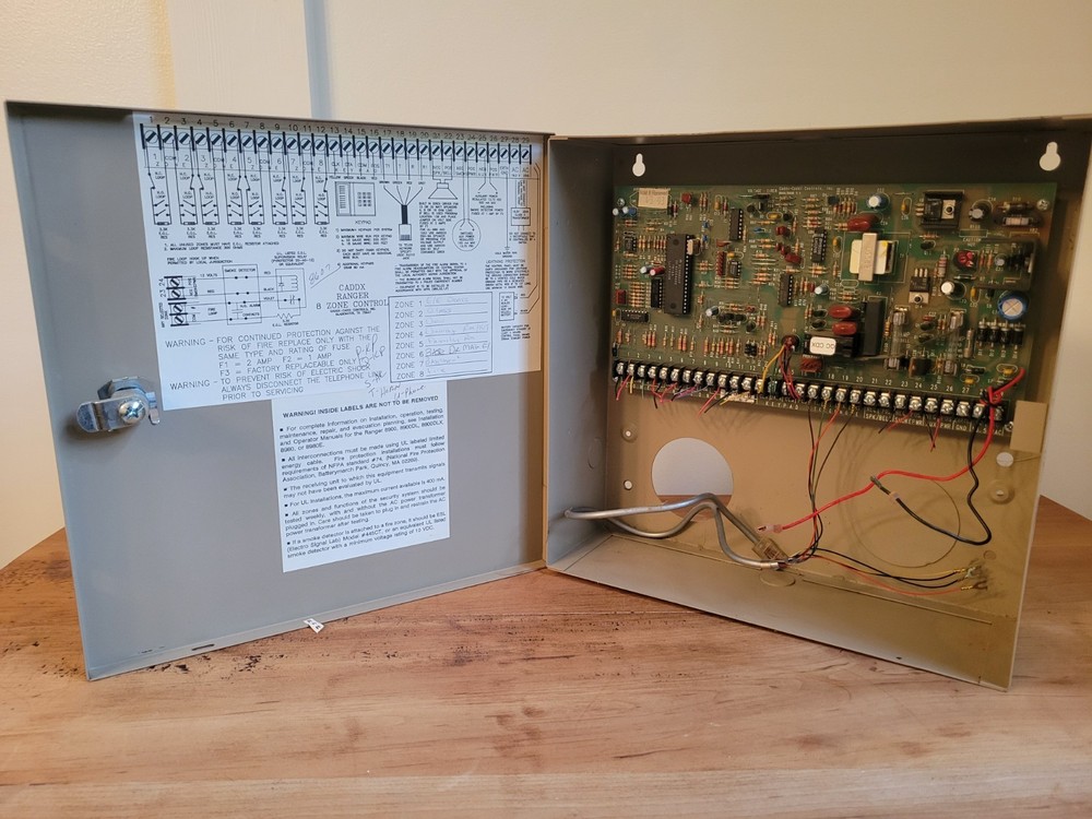 Caddx Ranger 8 Control Zone. Caddx - Caddi Controls