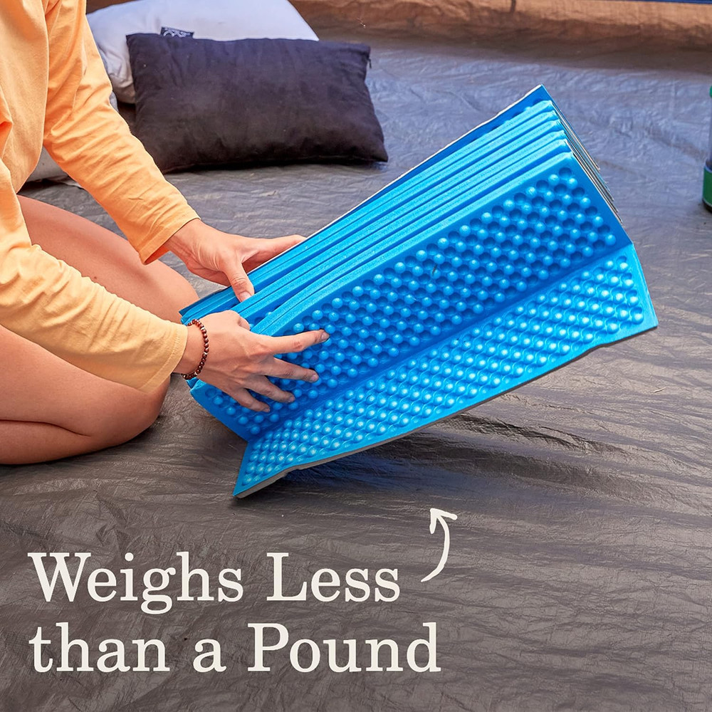 River Rest Lightweight Sleeping Pad, Comfortable Egg-Carton Design & Insulating