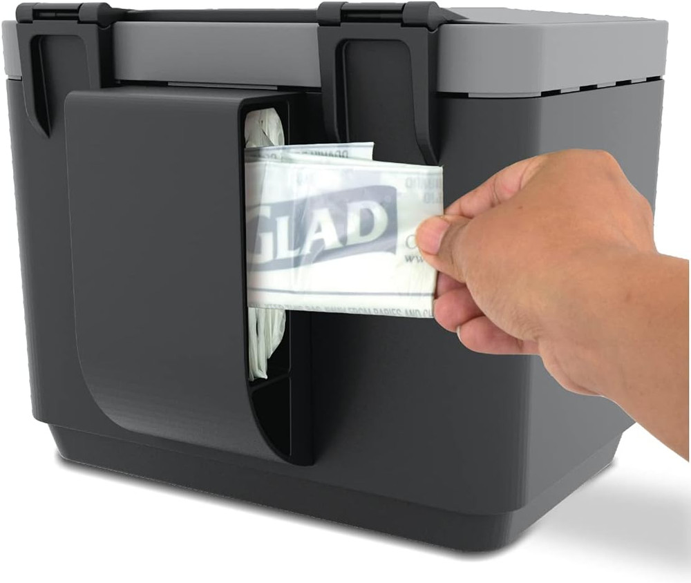 Compost Bin for Kitchen, 1.5 Gallon | Plastic Container with Removable Inner Bas