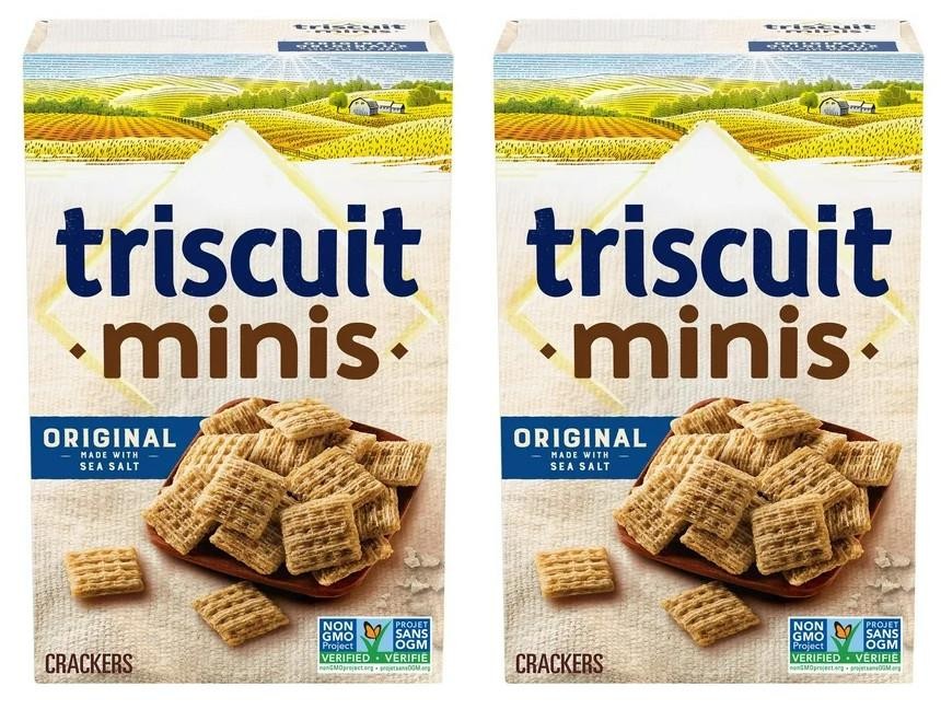 Triscuit Minis Original Crackers, 200g (2 Pack)