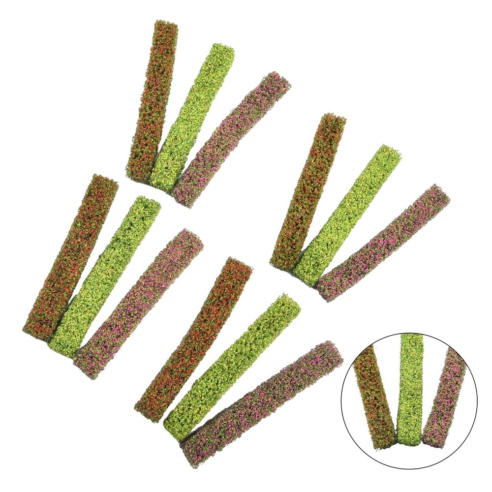 Scene Layout Shrub Strips Architectural City Beautification Miniature Simulation
