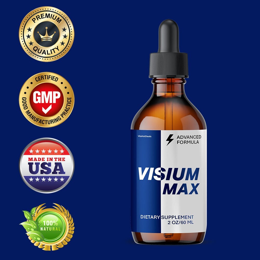 Visium Max Liquid Drops, Extra Strength VisiumMax, All Natural Formula (10 pack)