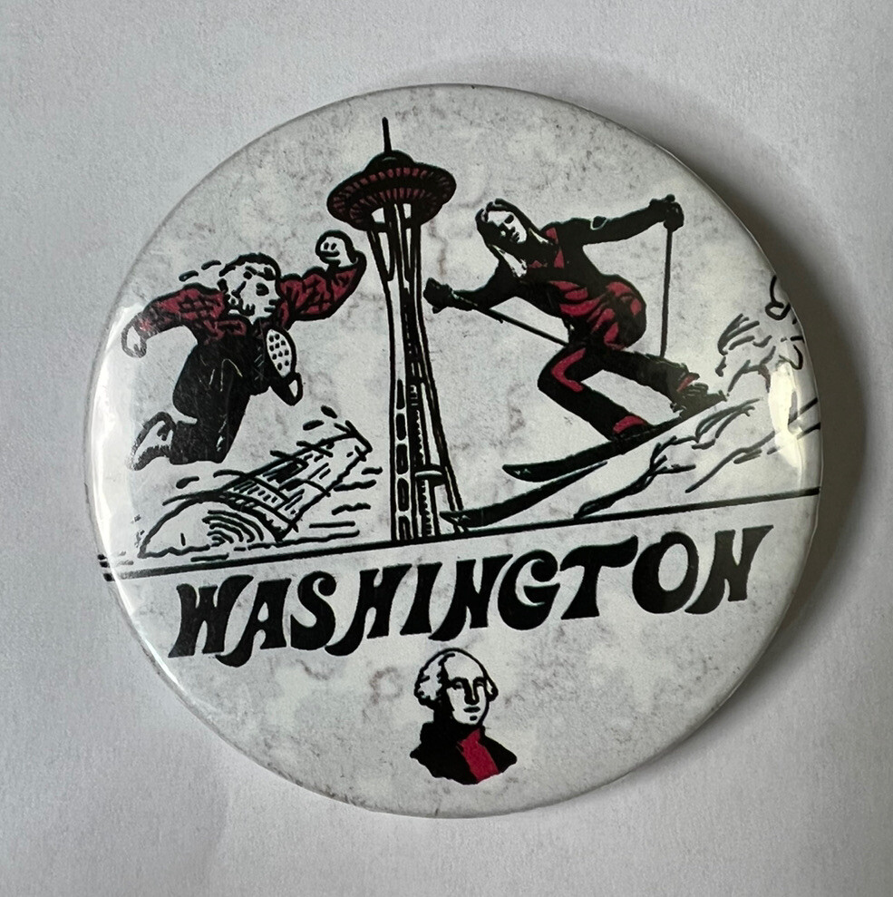 Vintage Washington State Button Pinback