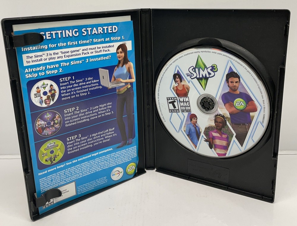 The Sims 3 Starter Pack PC (Case, Manuals, & Discs) See Description & Photos!