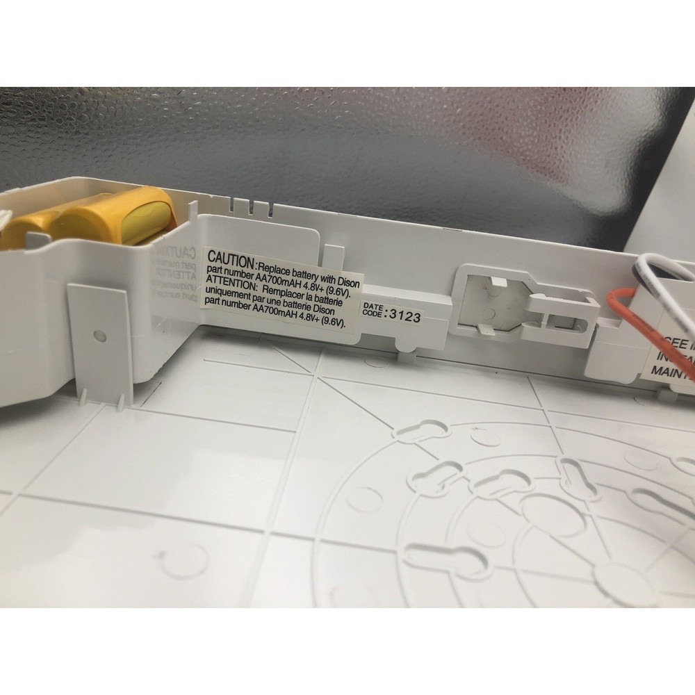 LED Exit Sign Emergency Light Compact Combo single face w/Battery Backup *READ