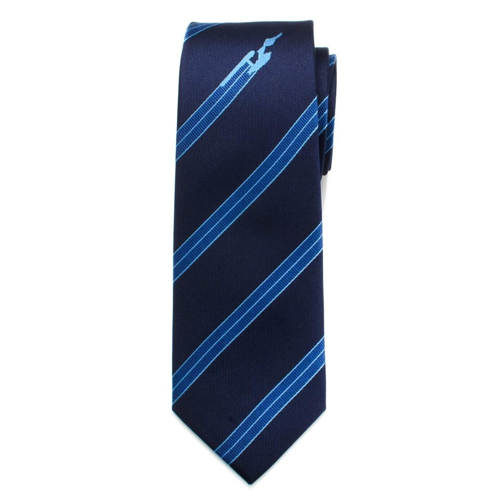 Star Trek Enterprise Flight Blue Stripe Men's Tie