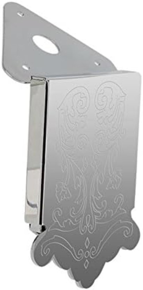 Alloy Mandolin Tailpiece with Silver Finish - 8 String Replacement Part