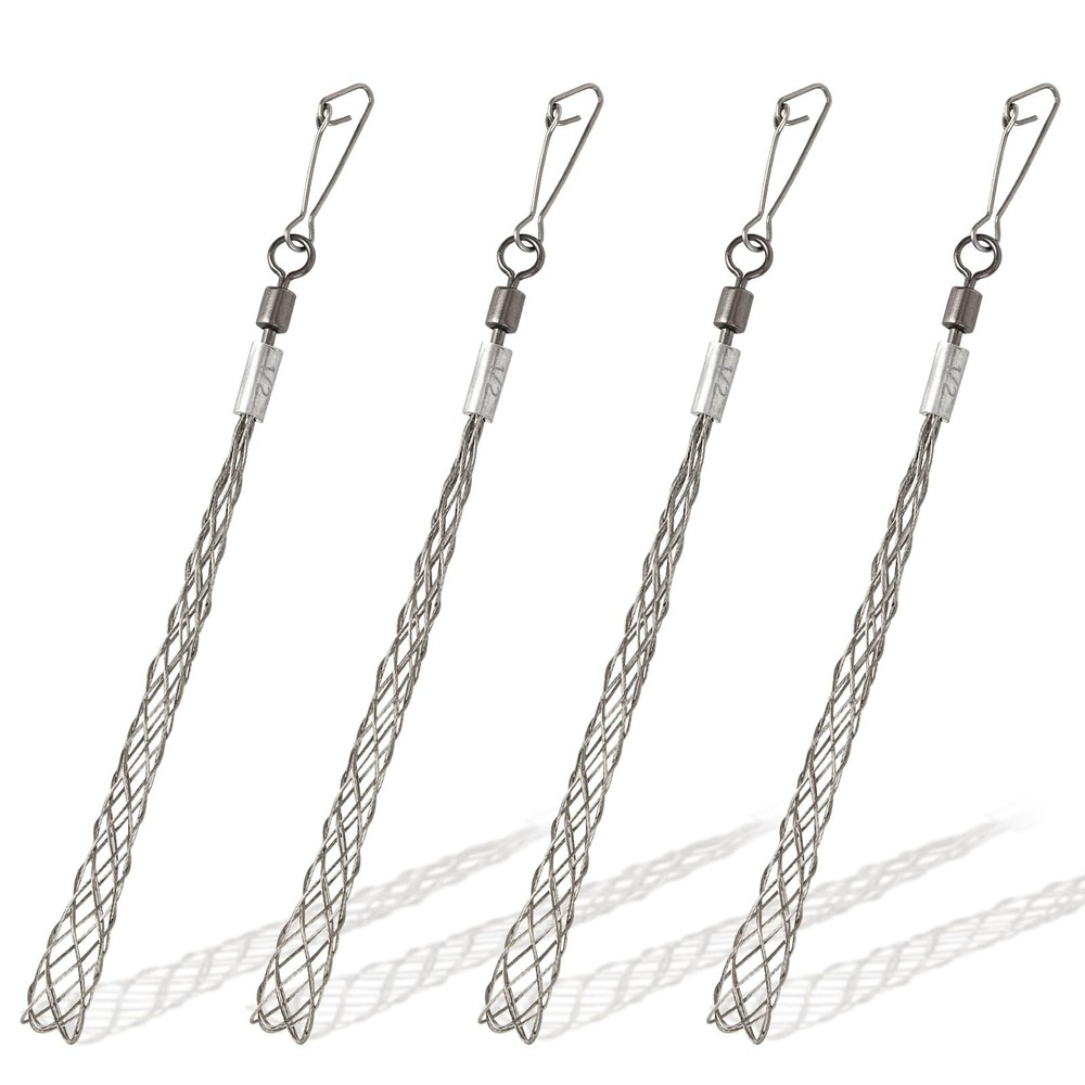 4PCS 1/2" Wire Pulling Grips - Electrical Cable Puller Tool for Heavy & Light Ca