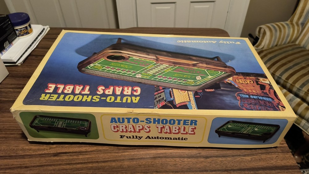 Waco Auto-Shooter Craps Table Fully Automatic Dice Roller Complete New Working!