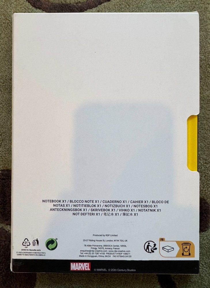 Deadpool & Wolverine Promotional Notebook X1 - New!