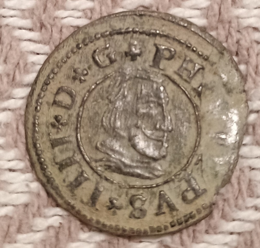 1663 Spanish  16 Maravedis King Philip IV