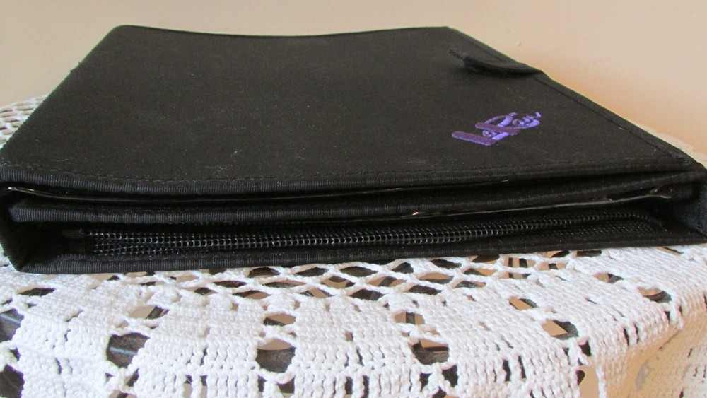 Loran (Needlework) Project Carrying Case Black with 3 inner sections