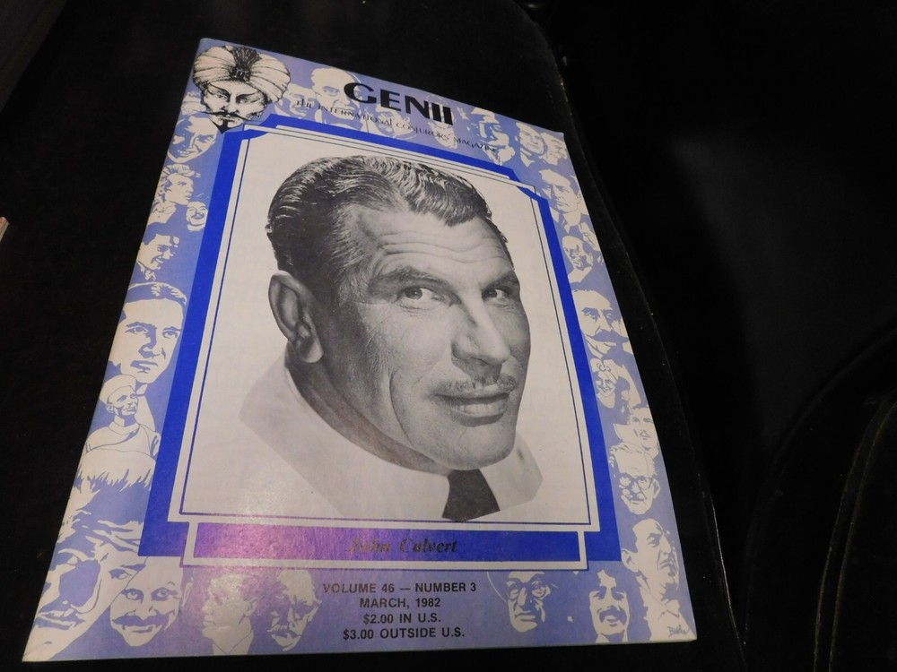Genii Magic Magazine For Magicians 1982 March