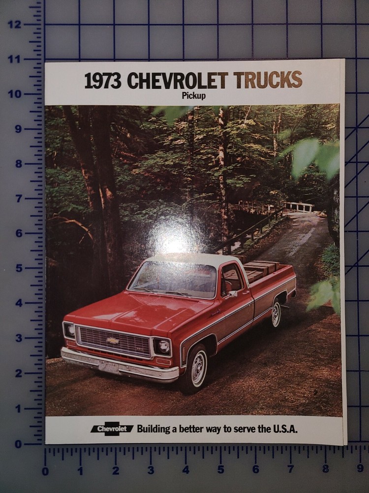 1973 Chevrolet Pickup Trucks Brochure Original
