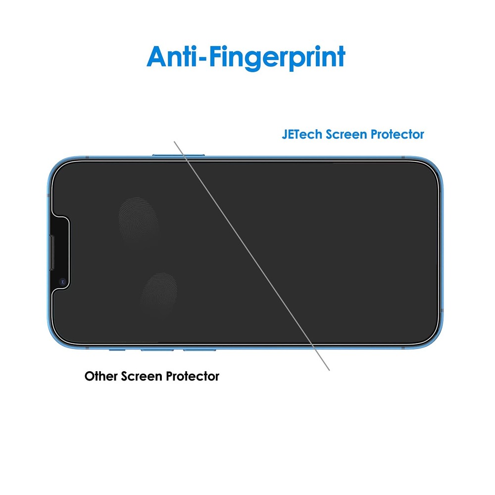 JETech Privacy Screen Protector for iPhone 16e 2025, 13/13 Pro, Black