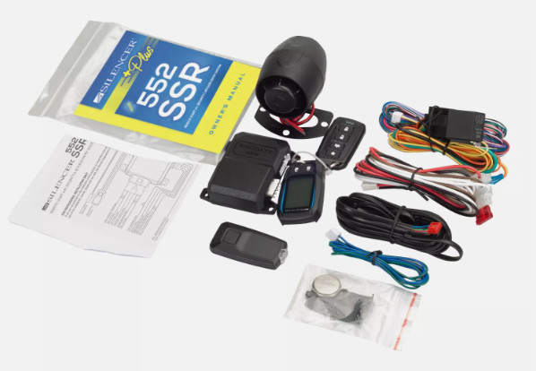 Silencer 552SSR 2 Way Remote Start with Keyless Entry Security 1/4 Mile Range