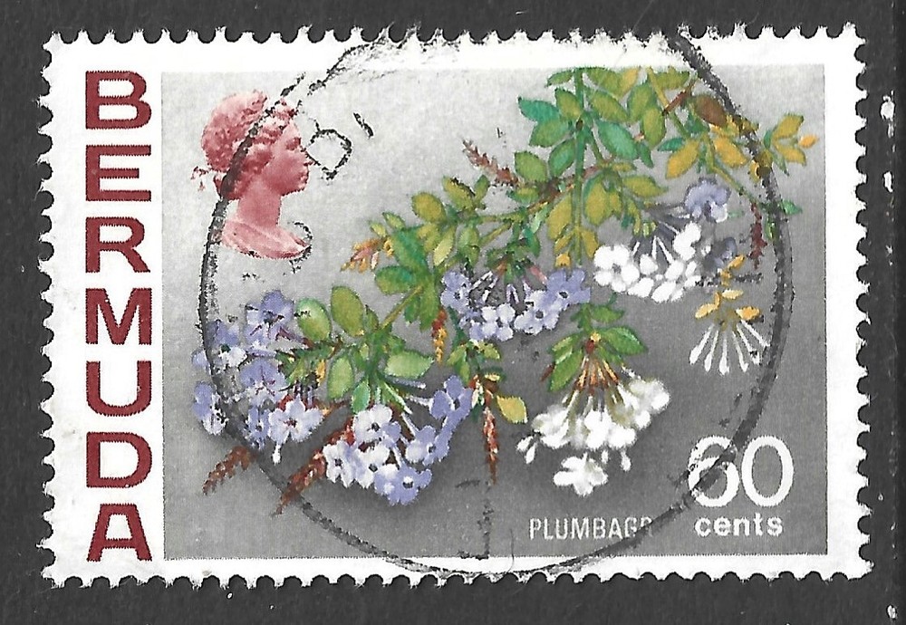 Bermuda, Scott #269, 60c Plumbago, Used