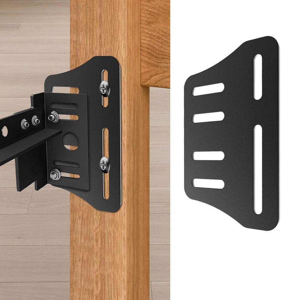 2Pcs Bed Frame Brackets Adapter for Headboard Extra, Queen Bed Modification Plat