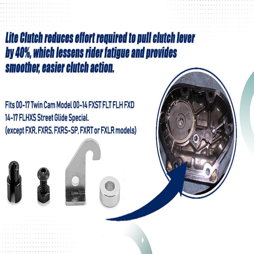 Easy Fixed Pull Clutch Kit For Harley Touring Dyna Fat Bob Electra Glide