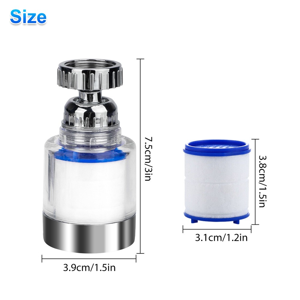 Faucet Water Filter Tap Filtration Kitchen Bathroom Sink Mounted Purifier System