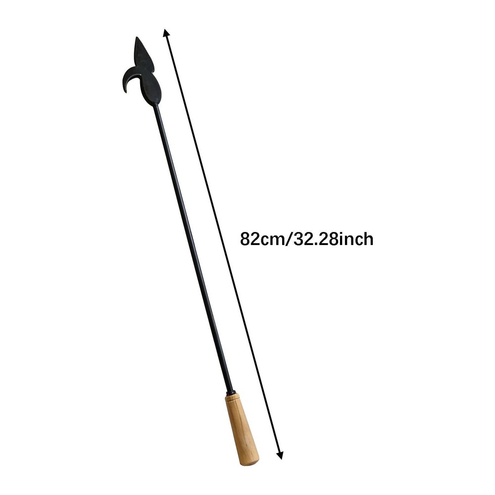 Fire Tool Fire Pit Tool with Wooden Handle