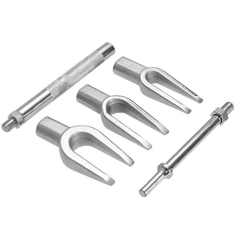 5Pcs Tie Rod Ball Joint Pitman Arm Tool Kit Joint Remover Separator Pickle Fork