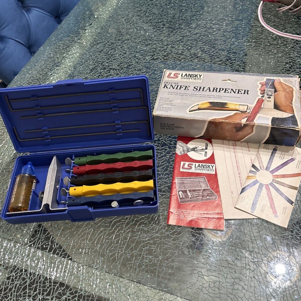 Lansky Deluxe 5-Stone System Model #LK005 Precision Knife Sharpening System