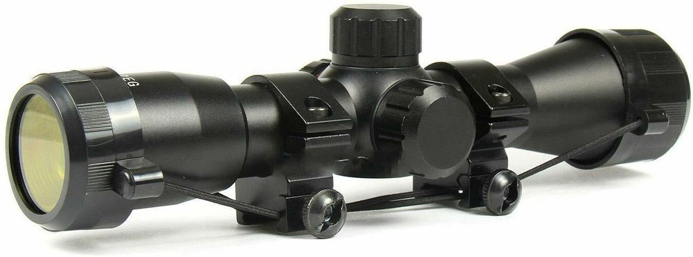 US 4X32 Compact Crossbow Archery Multi Range Reticle Scope Red and Green