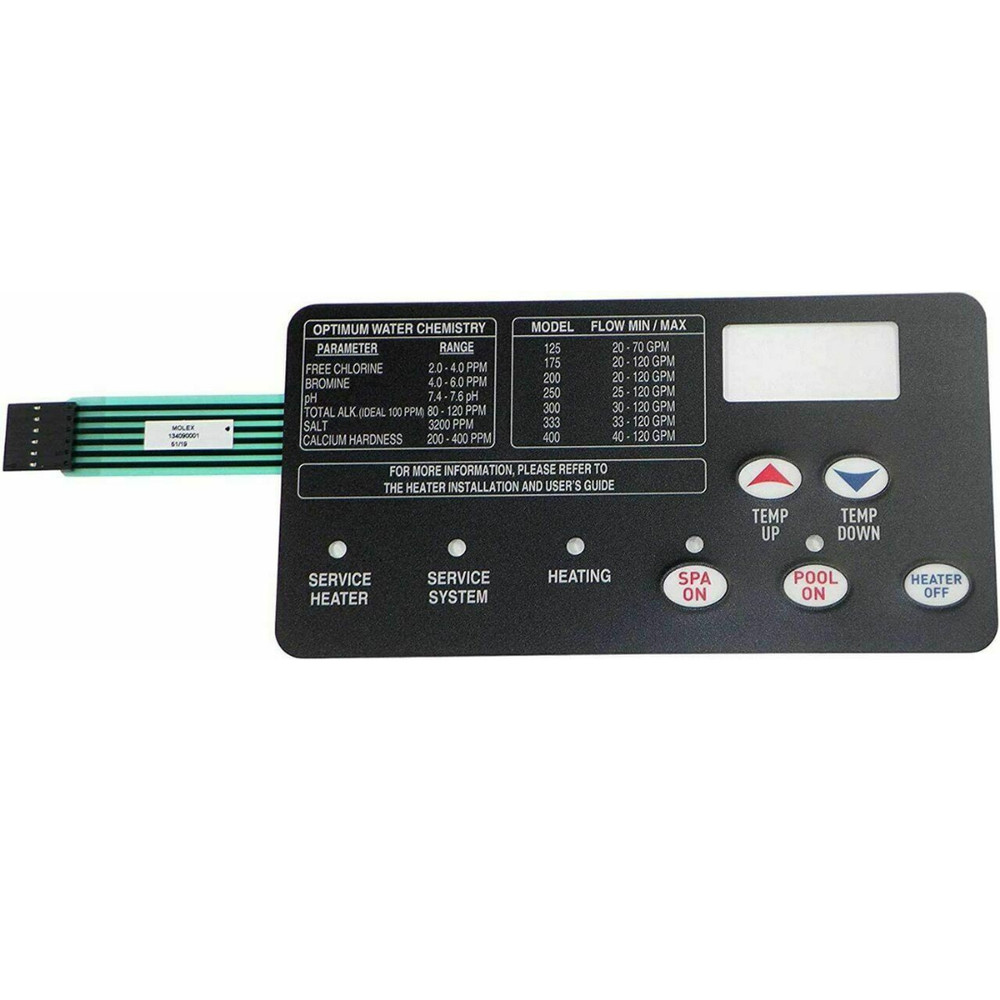 Switch Membrane Pad for Pentair Pool Heater 472610Z and Sta-Rite 42002-0029Z NEW