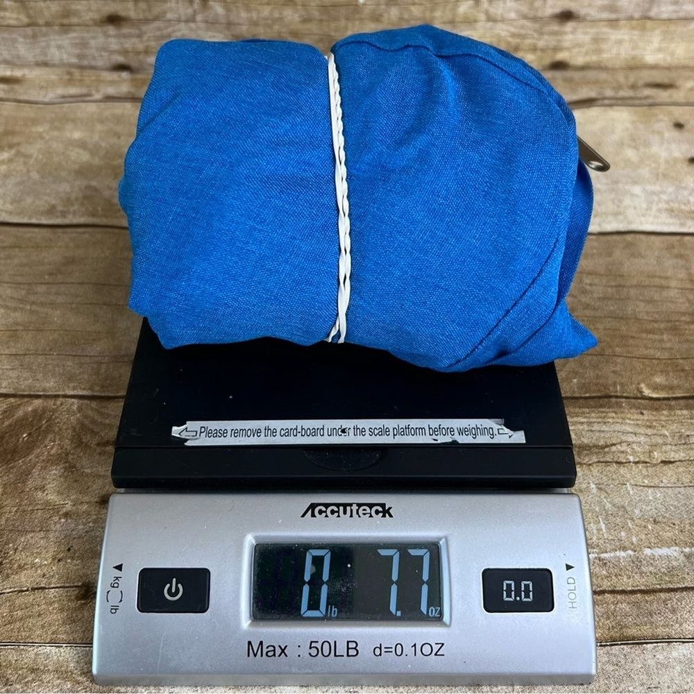 Travel Season Folding Backpack 20 Blue Grey Lightweight Packable Daypack Bag