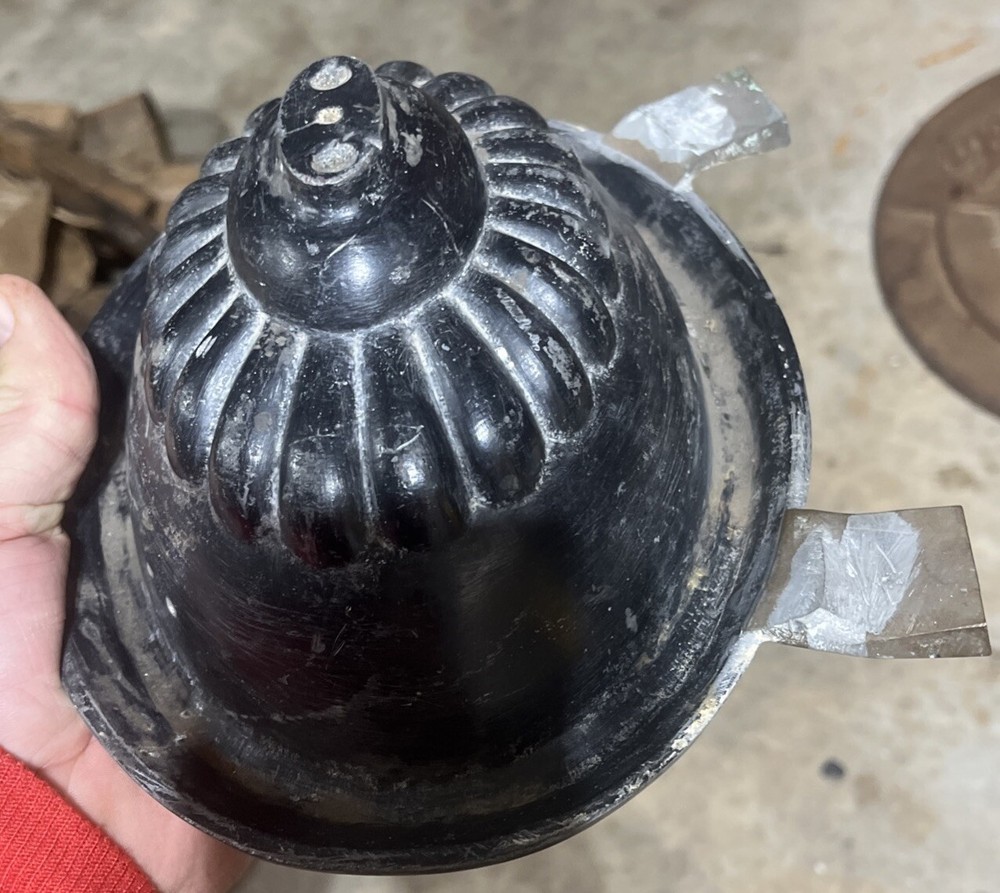 Vintage Cast Iron Urn Oval Planter