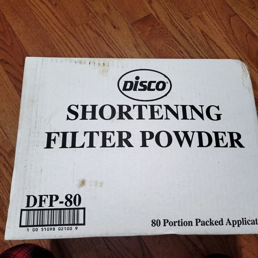 Disco Shortening Filter Powder DFP-80, 80 Portion Packed Application