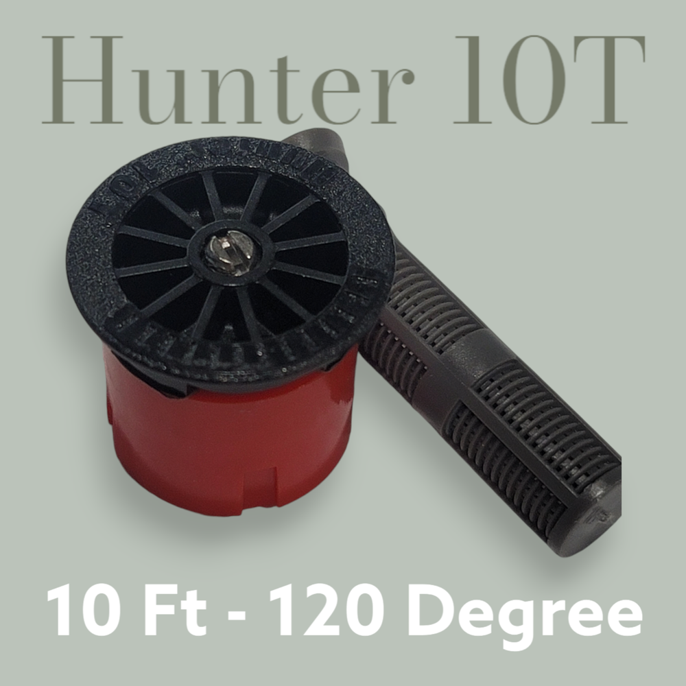 Hunter Pro Fixed T Arc Nozzle Third - 120 Degree Select 8' 10' 12' 15' w Filter