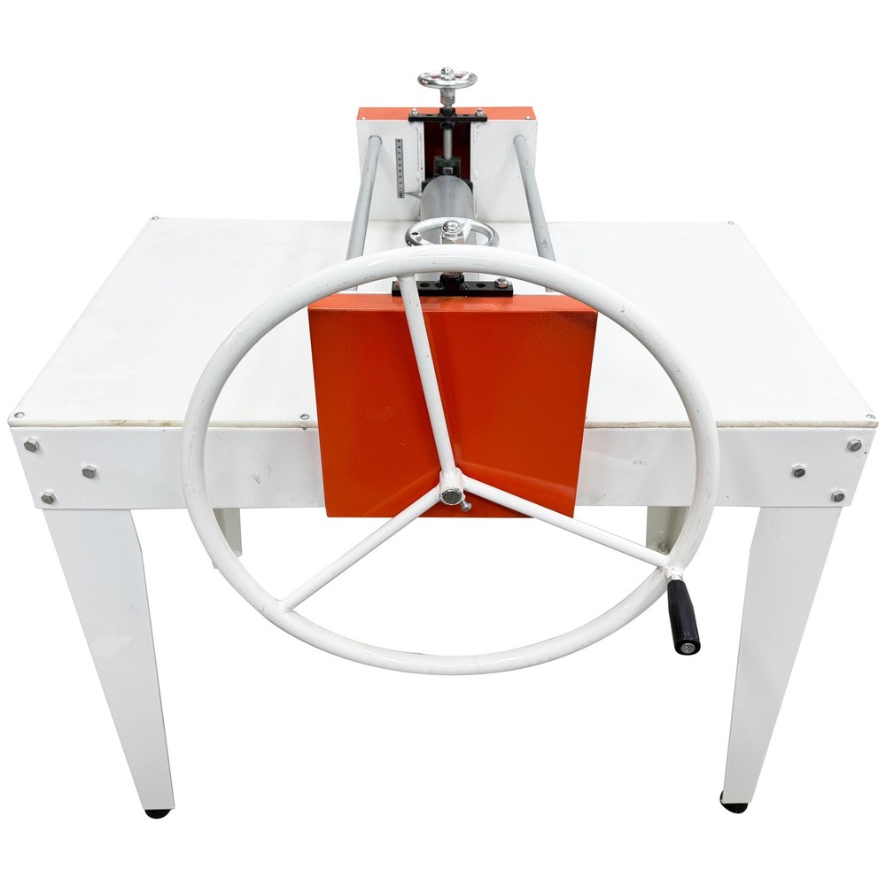Double Axis Clay Plate Machine Hand Press Slab Roller Mud Plate Machine w/Scale