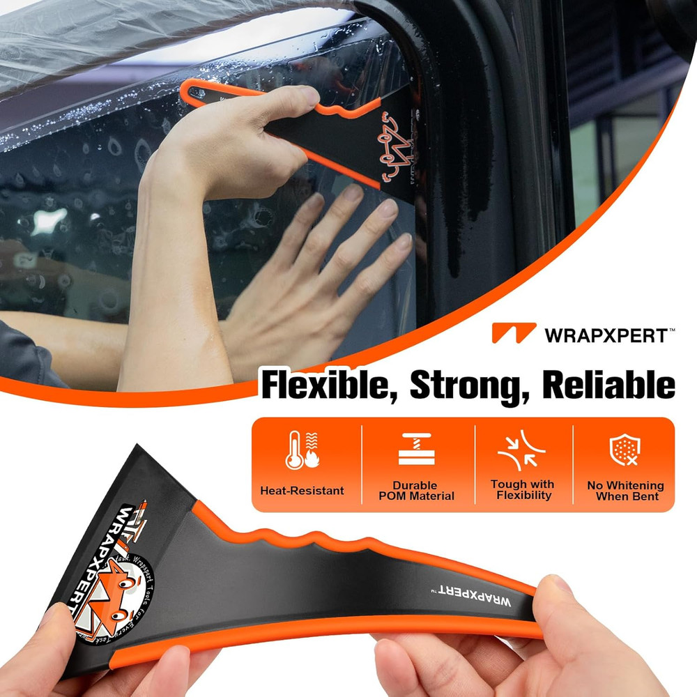 Window Tint Squeegee, 2 Pack Long Handle Window Tint Tools, Squeegee for Car