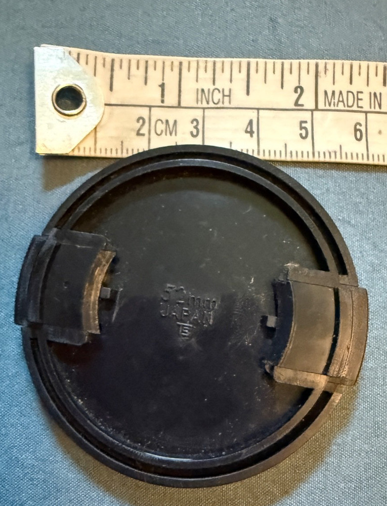 Itorex 52mm Front Lens Cap Snap On