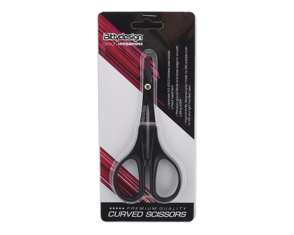 Bittydesign Curved Polycarbonate Scissors [BDYSS-37855-C]