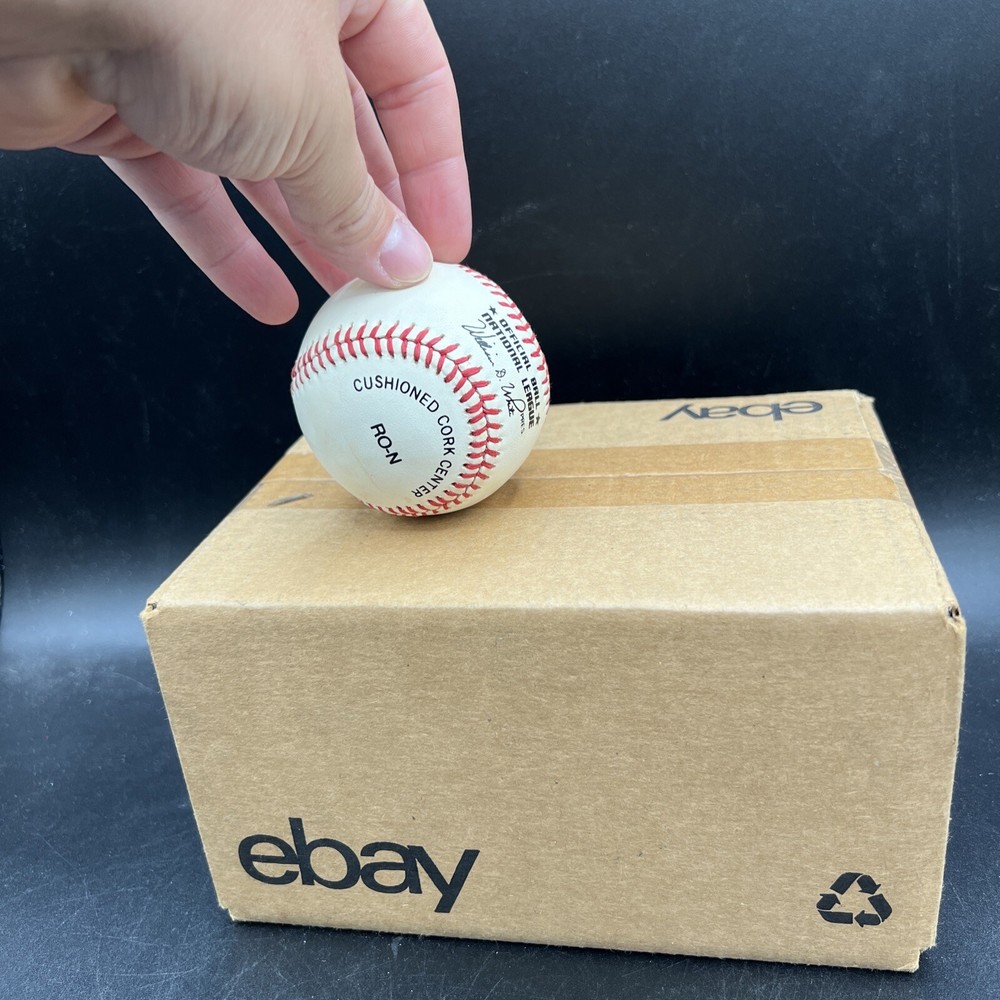 Vintage Bobby Tolan Autographed Baseball