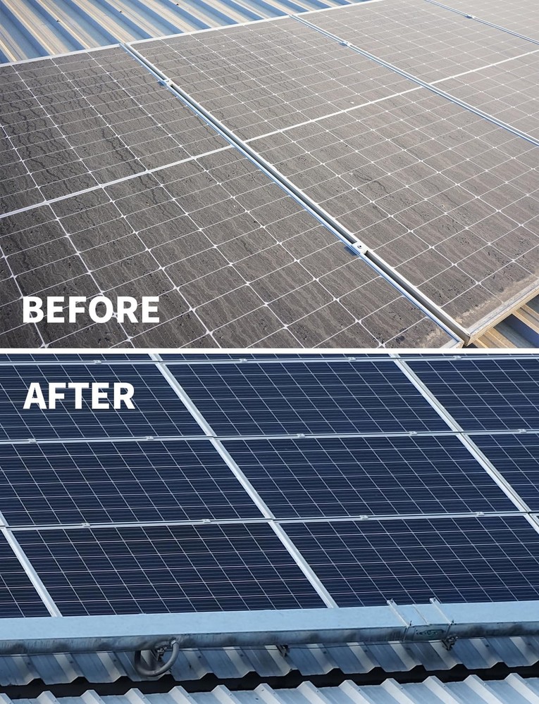 Solar Panel Cleaning Kit, 20FT Solar Panel Cleaning Brush and Pole with Soap ...