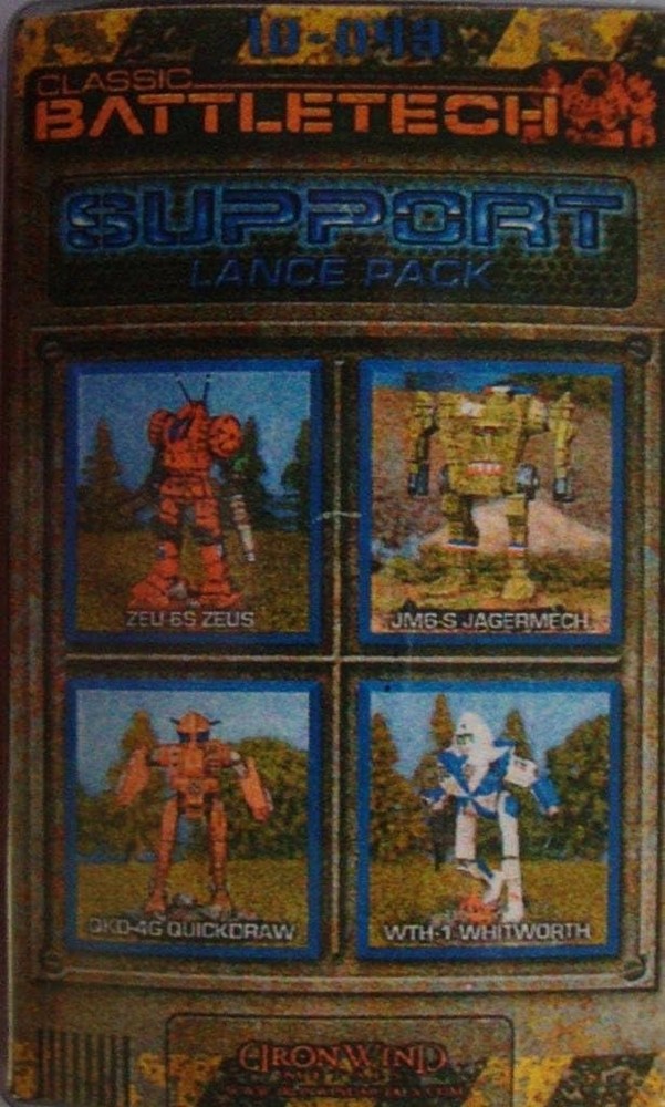 Iron Wind Metals BattleTech 10-043 Metal Support Lance