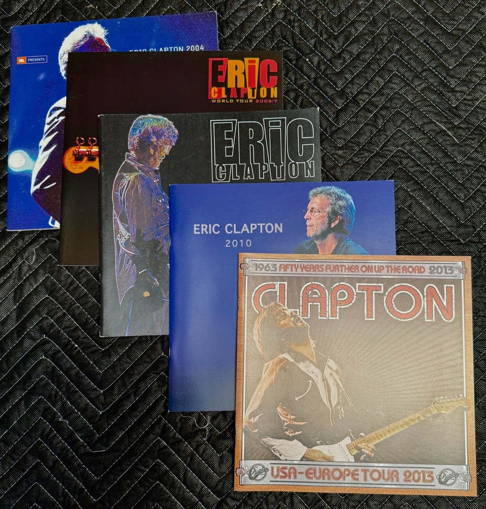 ERIC CLAPTON TOUR BOOK COLLECTION