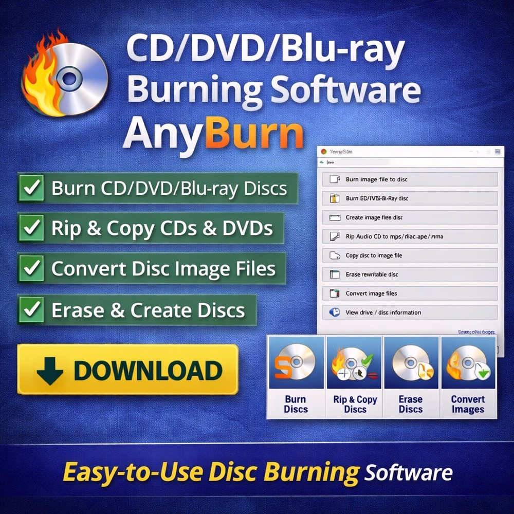 CD DVD Burning Software Suite | USB burner | Iso & File Writing | DVD Creator
