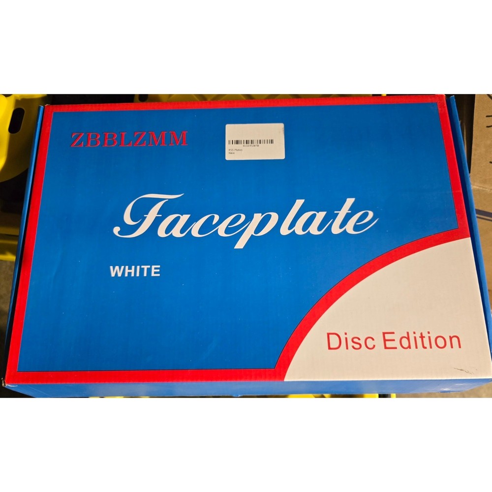 White replacement faceplate PS5 disc edition NEW