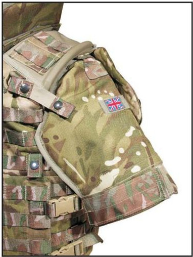 Multi Terrain Pattern MTP Camouflage Fixing Strap / Loop with Press Stud